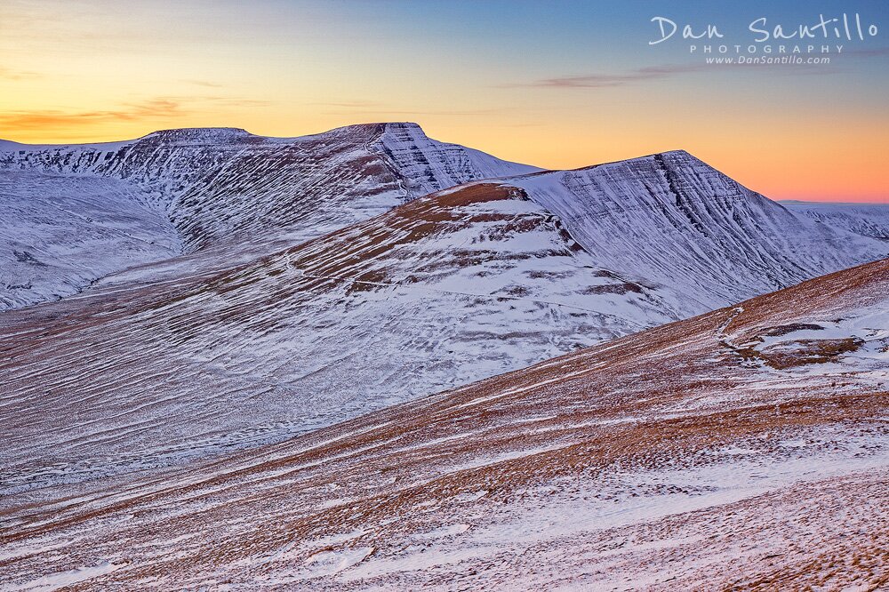 Corn Du, Pen y Fan and Cribyn
