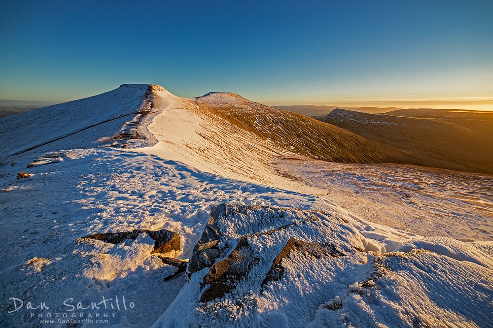 Corn Du, Pen y Fan and Cribyn
