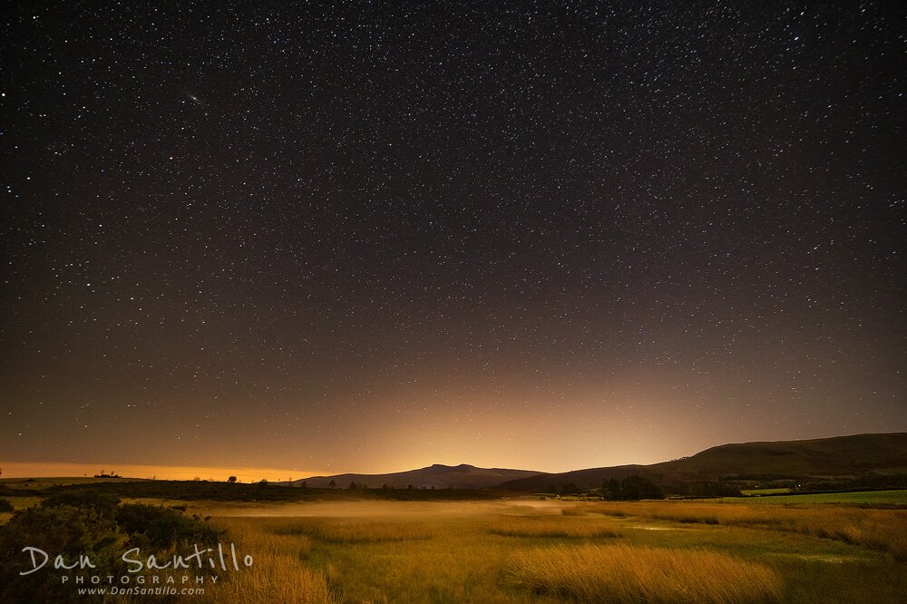Pen y Fan and Corn Du from Mynydd Illtud