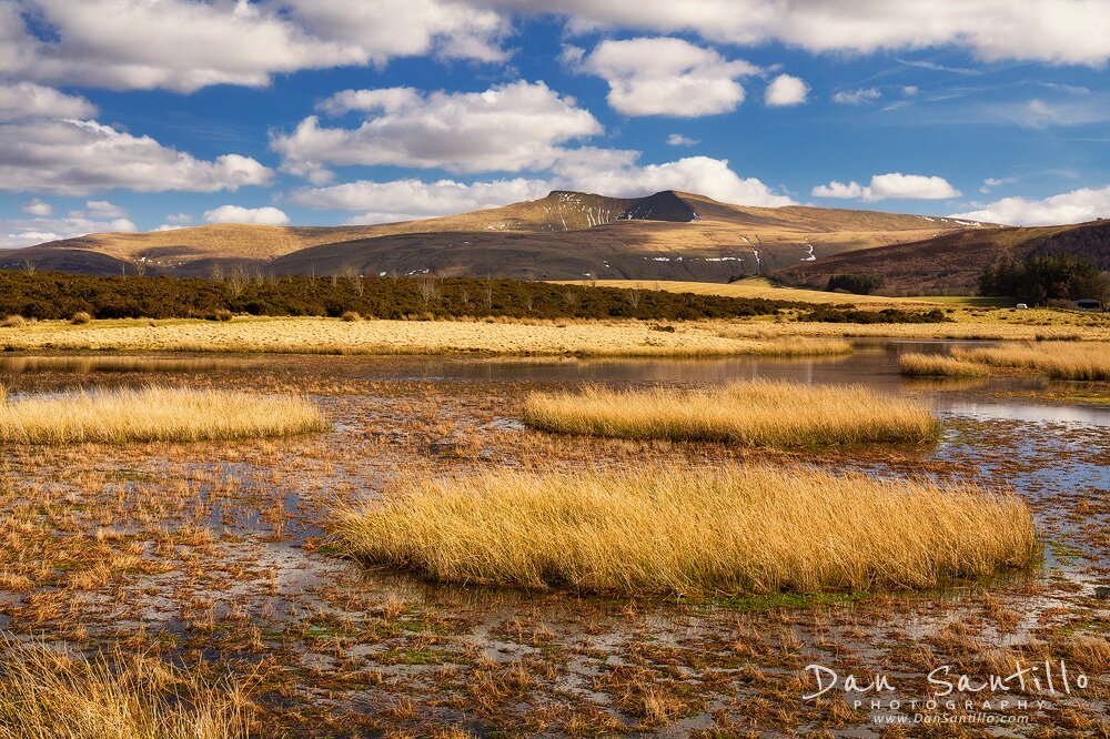 Pen y Fan and Corn Du from Mynydd Illtud