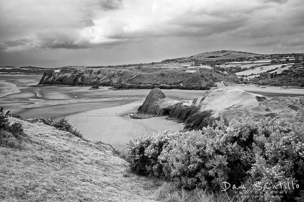 Pobbles Beach in Infrared