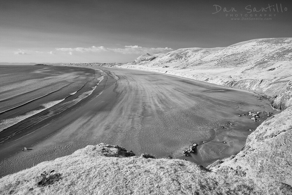 Rhossili Bay in Infrared