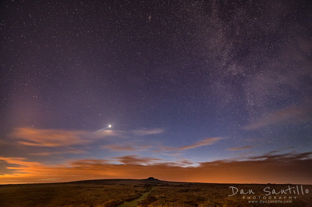 Mynydd Dinas with Venus