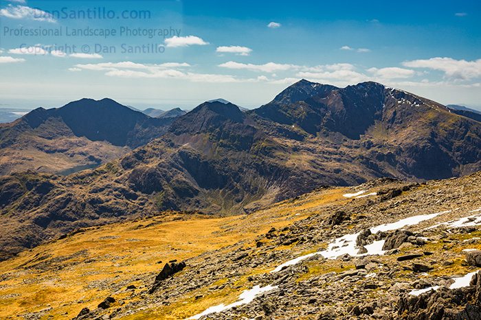 Snowdon from The Glyders